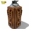 Image 2 : Coco Joe's Hapa Wood Hawaii Tiki Lighter - 2" x 2" x 5" Tall - Small chip in the base - (Wood & Resi