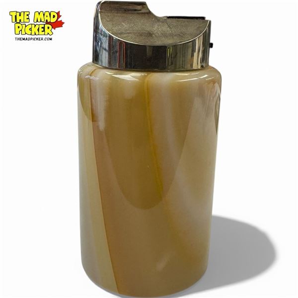 Win International Loma Onyx Table Lighter - 5" tall x 2.5" diameter