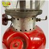 Image 3 : 2 Coleman Lanterns Model 200 Red Undated and Nickel 1957 Camping Gear
