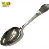Image 1 : Antique .830 Silver F. Morken Norway 8" Spoon - Engraved Nikoline 14-6-27 - Weight: 37 Grams