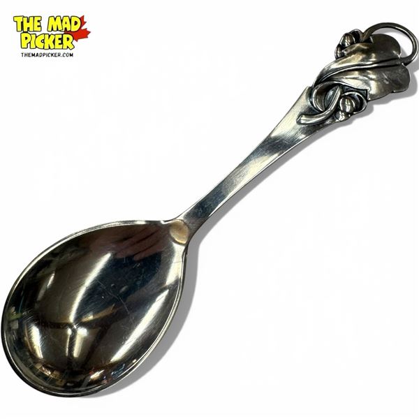 .925 Sterling Silver Carl M. Cohr Danish 5" Preserve Spoon - Weight: 22.3 grams