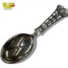 Image 1 : .830 Silver Magnus Aase Norway 7.5"  Serving Spoon - Weight 66 grams - Fully hallmarked