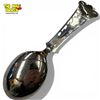 Image 2 : .830 Silver Magnus Aase Norway 7.5"  Serving Spoon - Weight 66 grams - Fully hallmarked