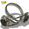 Image 2 : .925 Sterling Silver Moldavite Crystal Ring - Size 8 ring is 20 mm wide- Total weight: 7 grams