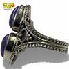 Image 2 : .925 Sterling Silver Purple Charoite Ring - Size 9.5 ring is 28 mm wide- Total weight: 9.8 grams