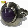 Image 1 : .925 Sterling Silver Purple Charoite Ring - Size 7.5 ring is 19.5 mm diameter- Total weight: 6.9 gra