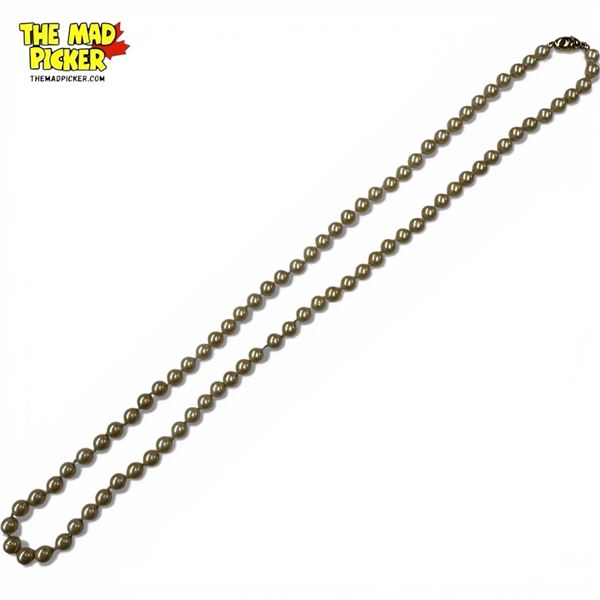 Vintage 23" Monet Cultured Pearl Necklace - 6mm pearls
