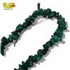 Image 3 : 34" Malachite Chip  Necklace - chips range from 5mm to 8mm
