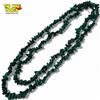 Image 4 : 34" Malachite Chip  Necklace - chips range from 5mm to 8mm