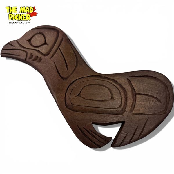 First Nations Cedar "Seal Pup" Carving by  Diane Dyer - 6" x 9.5"