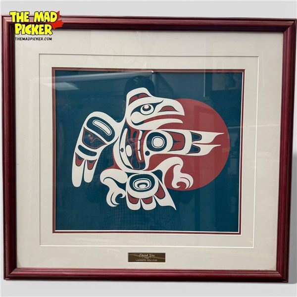 1995 Don Yeomans "Raven's Gift" Ltd. Edition Silk Screen - #173/220 - Triple matted - 24" x 27" fram