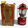 Image 1 : Coleman Model 200A Red Lantern Single Mantle 1971 with Original Box
