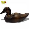 Image 2 : Carved Wood Duck Statue - 9" long x 5" tall