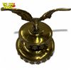 Image 2 : Vintage Brass  Eagle Carriage Lantern Top - 9" tall x 7" diameter