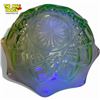 Image 2 : 1930s Hazel Atlas Green Uranium Glass Bowl - 9" diameter x 3" deep
