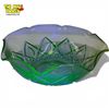 Image 4 : 1930s Hazel Atlas Green Uranium Glass Bowl - 9" diameter x 3" deep