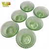 Image 4 : 6 Vintage Uranium Glass Fruit Nappy Bowls
