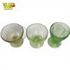 Image 2 : 3 Vintage Dessert Glasses - 2 are Uranium Glass