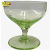 Image 4 : 3 Vintage Dessert Glasses - 2 are Uranium Glass