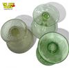 Image 6 : 3 Vintage Dessert Glasses - 2 are Uranium Glass