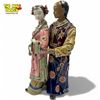 Image 1 : Chinese Porcelain Figural Statue - 12" tall