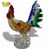 Image 2 : Lovely Art Glass Rooster - 4" x 7" x 8.5" tall