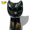 Image 3 : 1960s Canadian Ceramic Crafts 18" Glazed Ceramic Cat Lamp Form - Signed CCC Canada - Lamp has not be