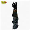 Image 1 : 1960s Canadian Ceramic Crafts 18" Glazed Ceramic Cat Lamp Form - Signed CCC Canada - Lamp has not be