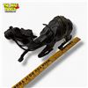 Image 4 : Leather Caravan Camel Statue with Saddle - 15" long x 6" tall
