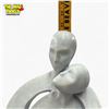 Image 4 : "Romantic Embrace" 25" Tall Composite Material Statue