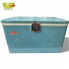 Image 1 : Vintage Coleman Snow-Lite Metal Cooler Baby Blue Canada 1960s-1970s 22x13x13"