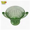 Image 2 : Hazel Atlas New Century Green Depression Glass Open Sugar Bowl 1930s