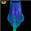 Image 1 : Antique Satin & Uranium Glass Tadpole Vase Circa 1910 - Attributed to Wilhelm Kralik Seh