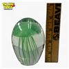 Image 3 : Iridescent Art Glass "Jelly Fish" Paperweight - Glows in the Dark