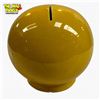 Image 3 : Mccoy Pottery USA Yellow Smiley Face Bank with Stopper 1970s Vintage Ceramic