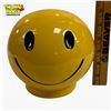 Image 5 : Mccoy Pottery USA Yellow Smiley Face Bank with Stopper 1970s Vintage Ceramic