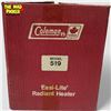 Image 5 : 1983 Coleman Model 519 Easi-Lite Radiant Heater Mint Condition with Box