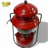 Image 4 : Coleman Lantern Model 200 Red Metal Single Mantle with Original Box Undated