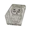 Image 2 : Eneryda Glasbruk Sweden Solid Glass Owl Sculpture 16.5cm 1970s