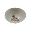 Image 2 : Chinese Famille Rose Porcelain Bowl Floral Bird Motif with Iron-Red Seal Mark 5" Diameter