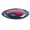 Image 1 : Jan Benda Signed Art Glass Bowl Canada 9.5 Inch Purple Blue Pink Studio Piece