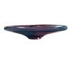 Image 2 : Jan Benda Signed Art Glass Bowl Canada 9.5 Inch Purple Blue Pink Studio Piece