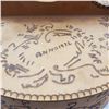 Image 4 : Large Norwegian Tine Bentwood Box 18.5-Inch Steam-Bent Wood Folk Art Container