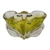 Image 1 : Mid-Century Modern Sommerso Glass Bowl Ashtray 7.25" Likely Josef Hospodka 1960s-70s