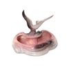 Image 1 : Hull Pottery Flying Duck Planter Model 104 Pink and Charcoal 1940s-1950s USA