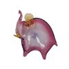 Image 1 : Vintage Murano Style  Art Glass Elephant Bon Bon Dish 9.5" Mid-Century Polychrome