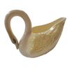 Image 3 : Vintage Belleek Swan-Shaped Creamer Parian China Ireland Mid-20th Century