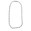 Image 1 : .925 Sterling Silver Figaro Link Chain - 22" long - 6.7 grams