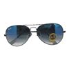Image 1 : New Genuine Ray Ban Aviator Sunglasses - Black Wire Frame with  G-15 Lens