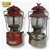 Image 1 : Pair of Coleman Lanterns Model 200 Red an Nickle Finish 1957